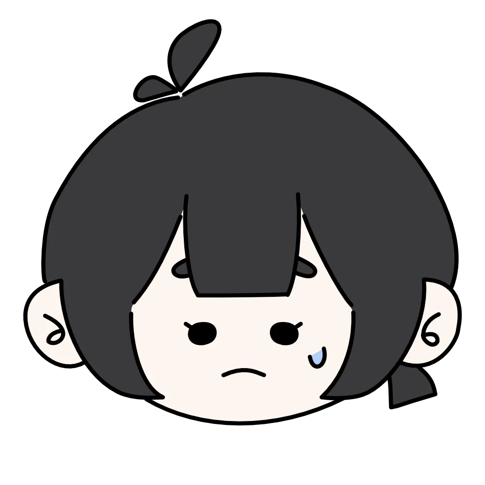 困っている女性のフリーイラスト素材