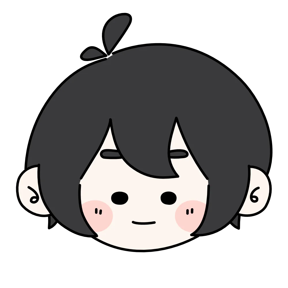 普通の表情の男性のフリーイラスト素材