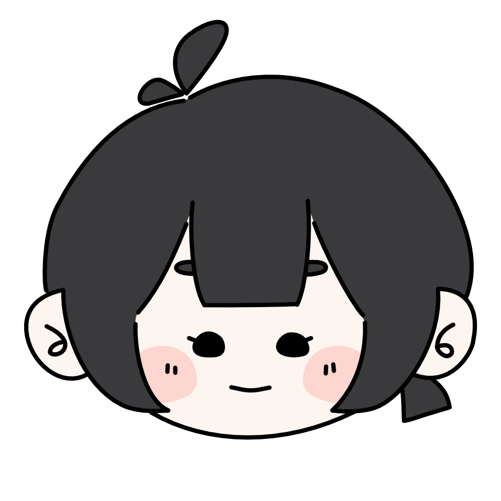 普通の表情の女性のフリーイラスト素材