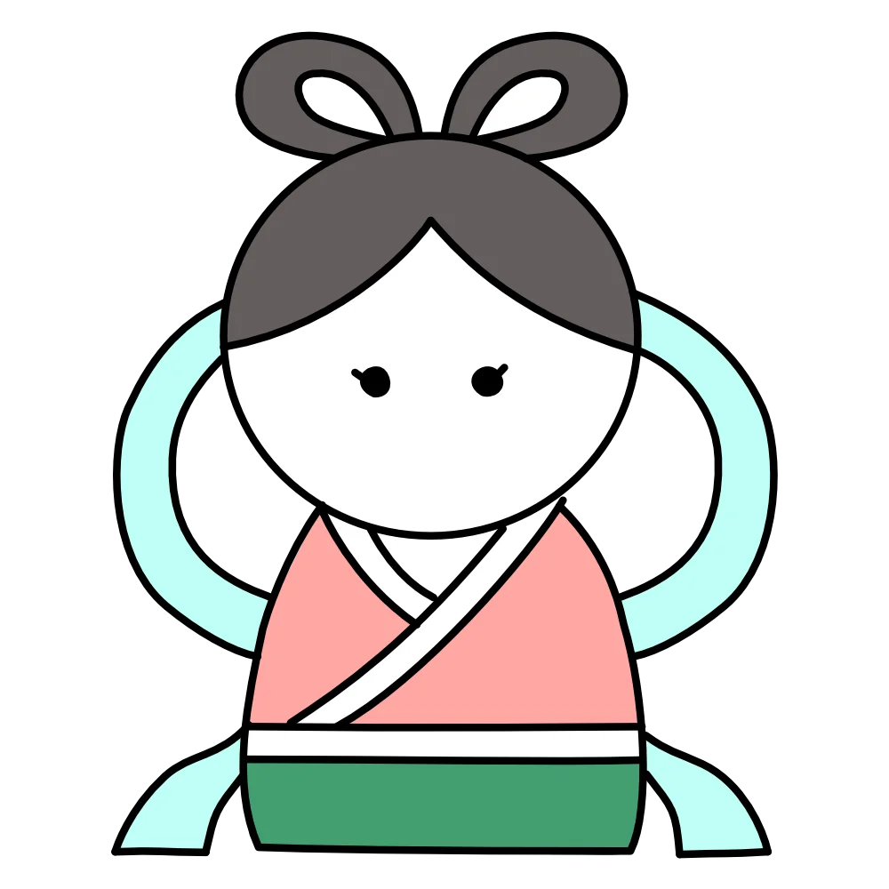 織姫のフリーイラスト素材